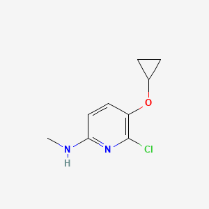 6-Chloro-5-cyclopropoxy-N-methylpyridin-2-amine