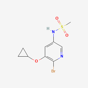 N-(6-Bromo-5-cyclopropoxypyridin-3-YL)methanesulfonamide