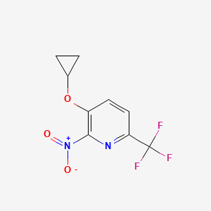 3-Cyclopropoxy-2-nitro-6-(trifluoromethyl)pyridine