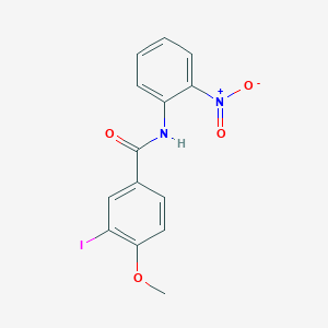 3-iodo-4-methoxy-N-(2-nitrophenyl)benzamide