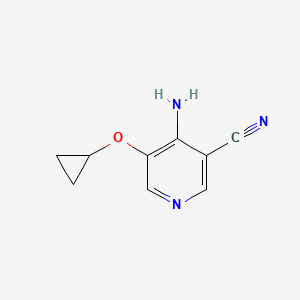 4-Amino-5-cyclopropoxynicotinonitrile