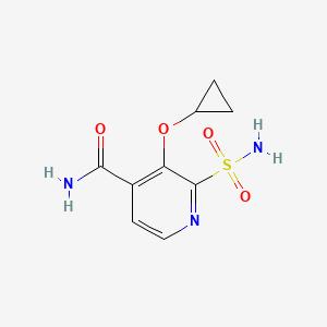 3-Cyclopropoxy-2-sulfamoylisonicotinamide