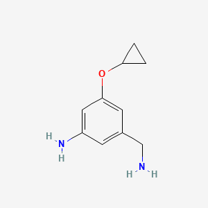 3-(Aminomethyl)-5-cyclopropoxyaniline