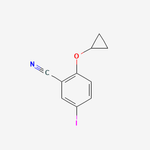 2-Cyclopropoxy-5-iodobenzonitrile