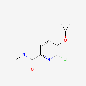 6-Chloro-5-cyclopropoxy-N,N-dimethylpicolinamide