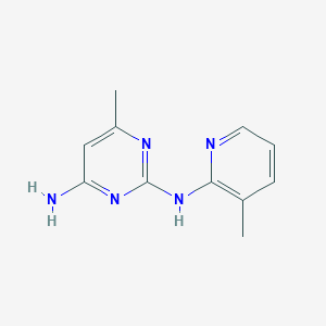 6-methyl-N~2~-(3-methylpyridin-2-yl)pyrimidine-2,4-diamine