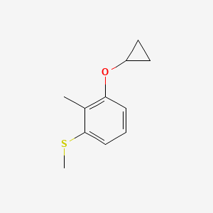 (3-Cyclopropoxy-2-methylphenyl)(methyl)sulfane