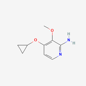 4-Cyclopropoxy-3-methoxypyridin-2-amine