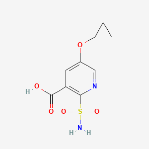 5-Cyclopropoxy-2-sulfamoylnicotinic acid