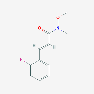 3-(2-fluorophenyl)-N-methoxy-N-methylacrylamide