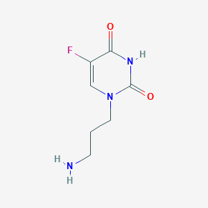 1-(3-Aminopropyl)-5-fluoro-pyrimidine-2,4(1h,3h)-dione