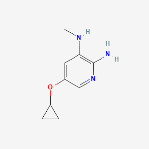 5-Cyclopropoxy-N3-methylpyridine-2,3-diamine