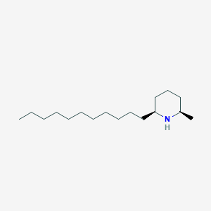 (2r,6s)-2-Methyl-6-undecylpiperidine