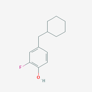 4-(Cyclohexylmethyl)-2-fluorophenol