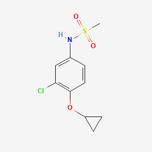 N-(3-Chloro-4-cyclopropoxyphenyl)methanesulfonamide