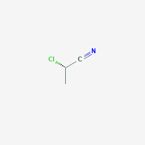 molecular formula C3H4ClN B155132 2-氯丙腈 CAS No. 1617-17-0