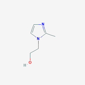 molecular formula C6H10N2O B155134 2-(2-甲基-1H-咪唑-1-基)乙醇 CAS No. 1615-15-2
