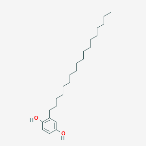 molecular formula C24H42O2 B155136 1,4-Benzenediol, 2-octadecyl- CAS No. 1706-70-3