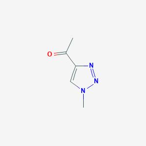 molecular formula C5H7N3O B155144 乙酮，1-(1-甲基-1H-1,2,3-三唑-4-基)- CAS No. 128979-26-0