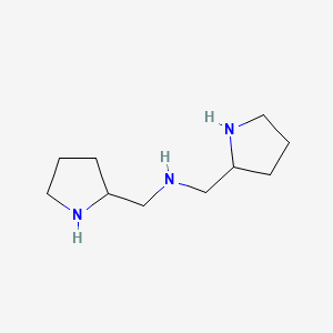 molecular formula C10H21N3 B15515222 Bis(pyrrolidin-2-ylmethyl)amine 