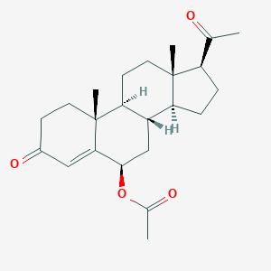 B155162 6beta-Acetoxyprogesterone CAS No. 1675-95-2