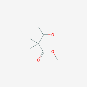 molecular formula C7H10O3 B155172 1-乙酰基环丙烷甲酸甲酯 CAS No. 38806-09-6