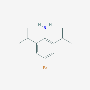 molecular formula C12H18BrN B155183 4-溴-2,6-二异丙基苯胺 CAS No. 80058-84-0