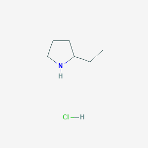 molecular formula C6H14ClN B155188 2-乙基吡咯烷盐酸盐 CAS No. 669073-77-2