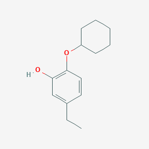 2-(Cyclohexyloxy)-5-ethylphenol