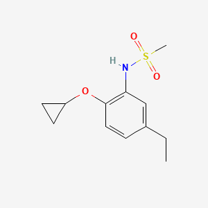 N-(2-Cyclopropoxy-5-ethylphenyl)methanesulfonamide