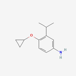 4-Cyclopropoxy-3-isopropylaniline