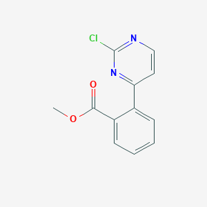 2-(2-Chloro-pyrimidin-4-yl)-benzoic acid methyl ester