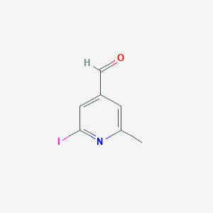 2-Iodo-6-methylisonicotinaldehyde