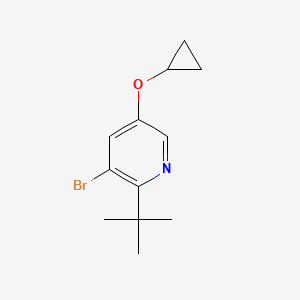 3-Bromo-2-tert-butyl-5-cyclopropoxypyridine