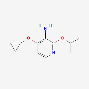 4-Cyclopropoxy-2-isopropoxypyridin-3-amine