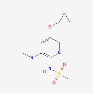 N-(5-Cyclopropoxy-3-(dimethylamino)pyridin-2-YL)methanesulfonamide