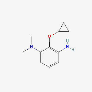 2-Cyclopropoxy-N1,N1-dimethylbenzene-1,3-diamine