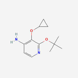 2-Tert-butoxy-3-cyclopropoxypyridin-4-amine