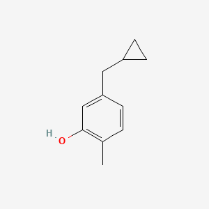 5-(Cyclopropylmethyl)-2-methylphenol