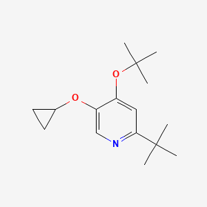 4-Tert-butoxy-2-tert-butyl-5-cyclopropoxypyridine