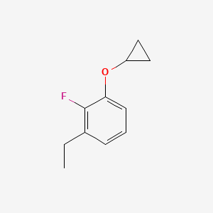 1-Cyclopropoxy-3-ethyl-2-fluorobenzene