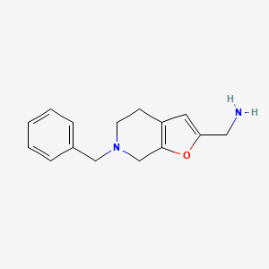 (6-Benzyl-4,5,6,7-tetrahydrofuro[2,3-C]pyridin-2-YL)methanamine