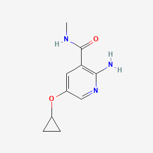 2-Amino-5-cyclopropoxy-N-methylnicotinamide