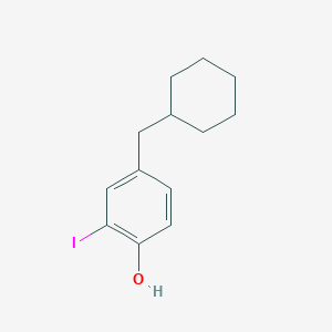 4-(Cyclohexylmethyl)-2-iodophenol