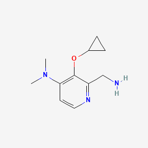 2-(Aminomethyl)-3-cyclopropoxy-N,N-dimethylpyridin-4-amine