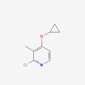 2-Chloro-4-cyclopropoxy-3-methylpyridine