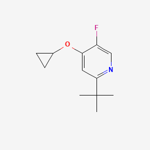 2-Tert-butyl-4-cyclopropoxy-5-fluoropyridine