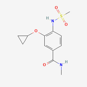 3-Cyclopropoxy-N-methyl-4-(methylsulfonamido)benzamide