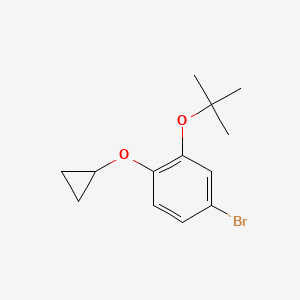 4-Bromo-2-tert-butoxy-1-cyclopropoxybenzene