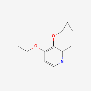 3-Cyclopropoxy-4-isopropoxy-2-methylpyridine